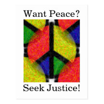 PEACE & JUSTICE POST CARDS