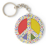 Peace Keychain