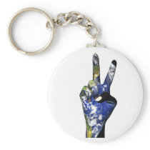 Peace Keychain