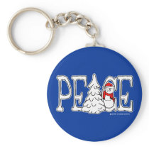 Peace Keychain
