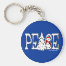 Peace Keychain