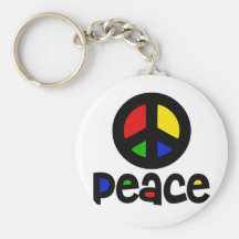 Peace Keychain
