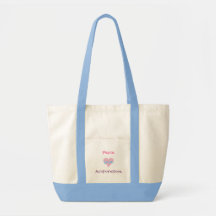 Peace, Love, Acupuncture Tote Bag