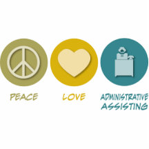 Peace Love Administrative Assisting Photo Cutout