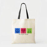 Peace Love Agility Tote Bags