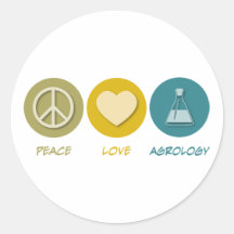Peace Love Agrology Stickers