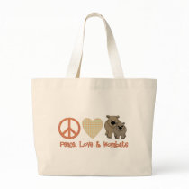 Peace, Love &amp; Wombats Canvas Bags