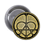 PEACE LOVE ANARCHY Humanitarian Symbol Button