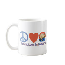 Peace, Love and Aardvarks Coffee Mug