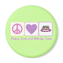 Peace, Love and Birthday Cake