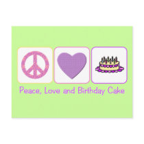 Peace, Love and Birthday Cake