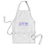 Peace Love and Butterflies Aprons