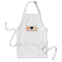 Peace, Love and Candy Corn Apron