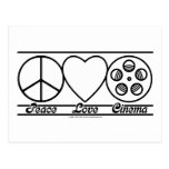 Peace Love and Cinema Post Card
