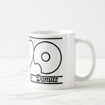 Peace Love and Doughnuts Mug