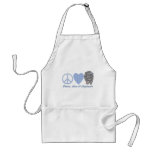 Peace Love and Elephants Apron