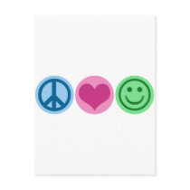 Peace Love and Happiness