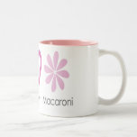 Peace Love and Macaroni Mug mugs