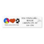 Peace, Love, and Muddy Paws Bumper Stickers
