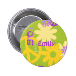 Peace Love and Party Buttons