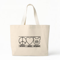 Peace Love and Piggies Bag