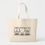 Peace Love and Piggies Bag