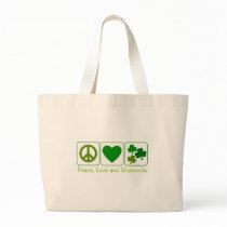 Peace, Love and Shamrocks Bags