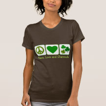 Peace, Love and Shamrocks T-shirt