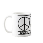 Peace Love and Snails mugs