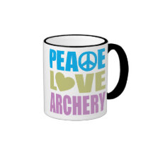 Peace Love Archery Coffee Mugs