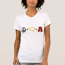 Peace, Love & Arlington Tshirts