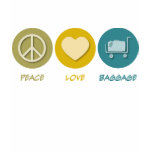 Peace Love Baggage t-shirts