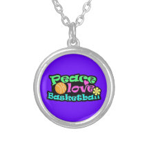 Peace, Love, Basketball; Retro Jewelry