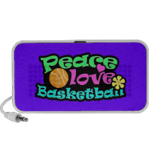 Peace, Love, Basketball; Retro Mp3 Speaker