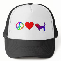 Peace Love Basset Hounds