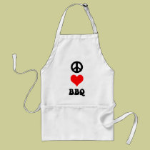 Peace Love BBQ aprons