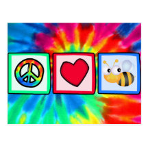 Peace, Love, Bees Postcards