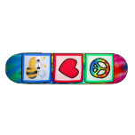 Peace, Love, Bees Skate Board Decks