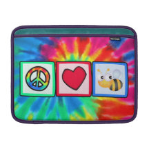 Peace, Love, Bees Sleeve For MacBook Air