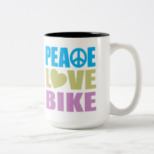 Peace Love Bike Mug