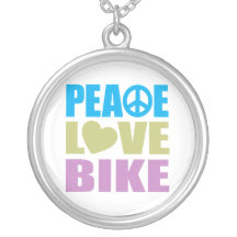 Peace Love Bike Custom Jewelry