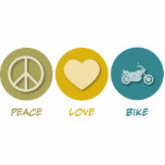 Peace Love Bike Photo Cut Out