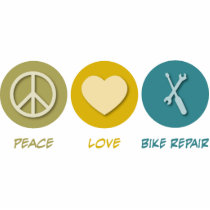Peace Love Bike Repair Photo Cutout