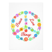 Peace Love Bingo Announcement