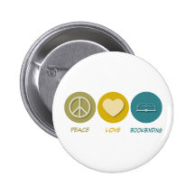 Peace Love Bookbinding Pins