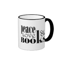 Peace Love Books Mugs