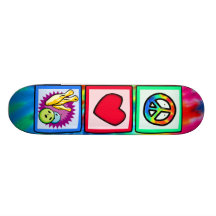 Peace, Love, Bowling Skateboards