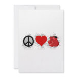 Peace Love Box Emblem Custom Invite