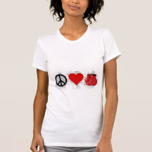 Peace Love Box Emblem Tshirts