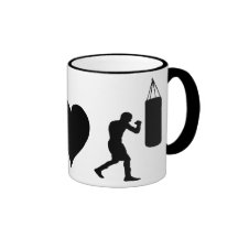 Peace Love Boxing Coffee Mugs